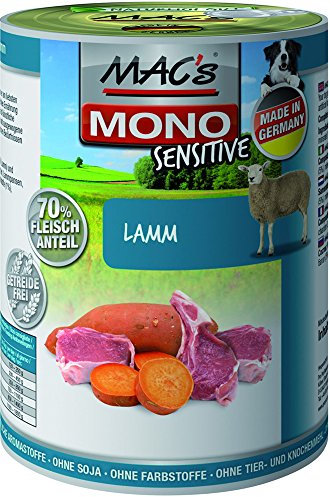MAC's Hundefutter getreidefrei Mono Sensitive Lamm, 800 g