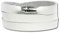 SilberDream Wickeloptik Armband weiß 58cm Damen Herren Leder Edelstahl LAP561W Leder Armband