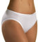 HERMKO 1031 Slip a Vita Media da Donna 100% Cotone, Mutande con Elastico, Franco Fabbrica - Confezione da 5 Pezzi, Farbe:Bianco, Größe Damen:48/50 (L)