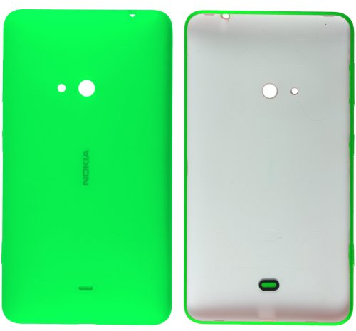 Original Nokia Akkudeckel für Nokia Lumia 625 - green / grün (Akkufachdeckel, Batterieabdeckung, Rückseite, Back-Cover) - 8003086 // mit Seitentasten