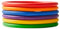 Gonge - Regenbogen-Ringe, 6 Stück - Tauch-Ringe Gymnastik-Ringe