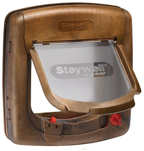 PetSafe Staywell Luxus-Magnetische Katzenklappe- holzfarben