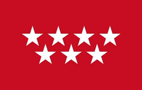magFlags Bandera XXL Comunidad de Madrid | bandera horizontal | 3.375m² | 150x225cm