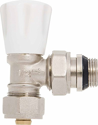 Accesorios de la válvula del radiador de compresión de 16 mm pex entrada manuales ángulo x 1/2 BSP