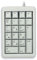 CHERRY G84-4700, Programmierbares Keypad, US-Layout mit Numerik-Block , Kabelgebunden (USB-Anschluss), Plug & Play, Mechanische CHERRY ML Switches, Grau