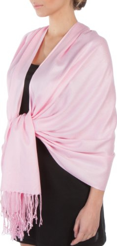 Sakkas Silky solide Pashmina souple Shawl Wrap Stole