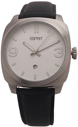 Esprit Herren Analog Quarz Uhr mit Leder Armband ES103611002