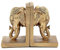 Bellaa 21817 Buchstützen Elefant Kopf Bücherregal Dekor 17,8 cm