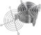sourcing map Metal Fan Grill Fan Guard Protective Case for 90mm Computer PC Cooling Fan- 15pcs