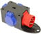 CEE Adapter Stromverteiler CEE 16A 400V - 3 x 230V Kraftstrom Baustrom Verteiler