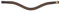 Hans Melzer Horse Equipment Stirnriemen Hannover, braun/messing, Vollblut