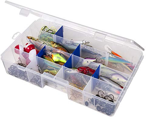Flambeau Outdoors 7004R Tuff Tainer, Fishing Tackle Tray Box, Includes [9] Zerust Dividers, 16 Compartments