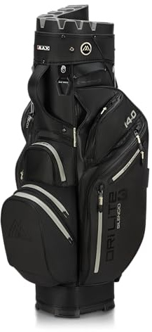 Big Max Dri Lite Silencio 3 wasserabweisendes Cartbag Schwarz