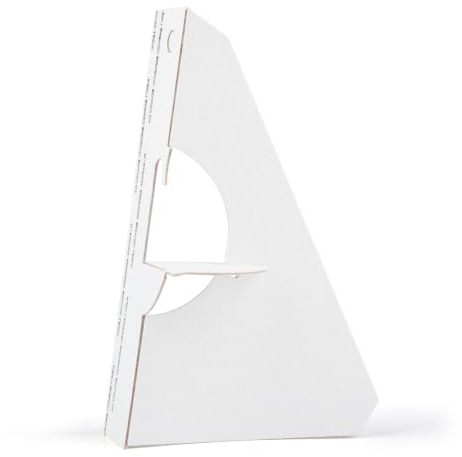 Lineco Self Stick Easel Backs 5 in. white pack of 25