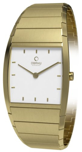 Obaku Harmony Damen-Armbanduhr Analog Edelstahl beschichtet V142LGISG