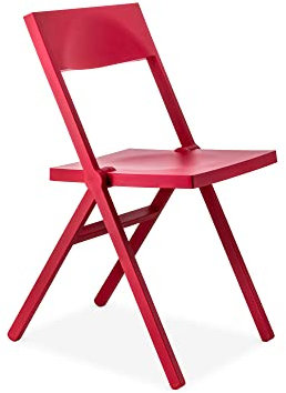 Alessi Piana Silla Plegable, Rojo, 52x46x90 cm