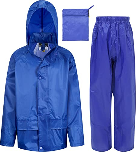 Wetplay Kids Waterproof Jacket and Trouser Suit Set Boys or Girls