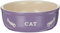 Nobby Katzen Keramikschale CAT, lila / beige Ø13,5 X 5 cm, 1 Stück