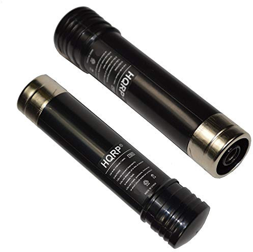 HQRP Battery 2-Pack Compatible with Black & Decker 3.6V Versapak VP100 / VP105 / VP110 / 22-4040/22-4035 / VP130 / VP100C / VP105C / VP110C / 152370-03 Power Tools