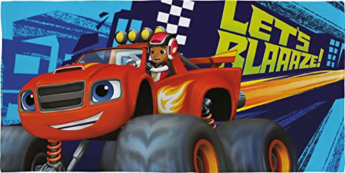 Official Blaze & The Monster Machines AJ Beach Bath Cotton Towel by Blaze