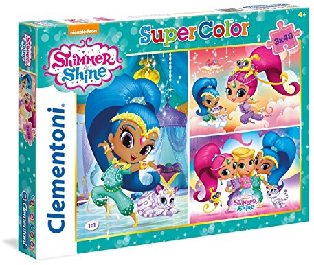 Clementoni 25218 Shimmer and Shine Puzzle (3 X 48-Piece)