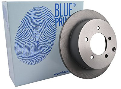 Blue Print ADC443120 Brake Disc Set (2 Brake Disc) rear, full, No. of Holes 5