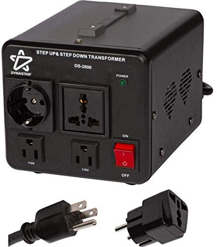 Hogdseirrs Voltage Converter Transformer, 110-220 to 220-240 Volts; Heavy Duty, Extra Durable Lifetime Coil, 5-Year-Warranty, 2500 Watts