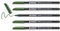 Rotulador edding punta fibra 1200 verde oliva n.15 punta redonda 0.5 mm