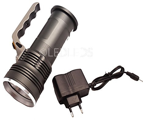 TORCIA EMERGENZA LED CREE XML-T6 800 LUMENS XENON RICARICABILE X 18650