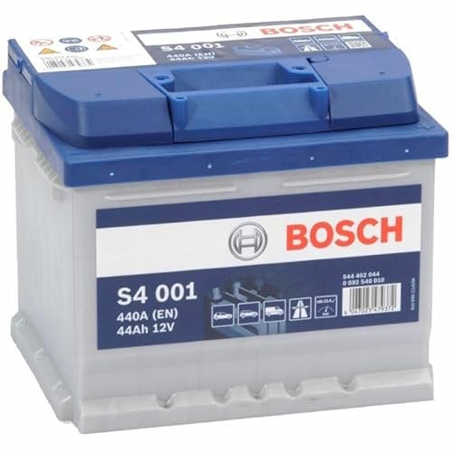 BATTERIA DI AVVIAMENTO PER AUTO S4 BOSCH 44Ah 12 V 440 A NUOVA