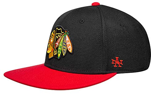 American Needle Outfield NHL Team Hut, Chicago Blackhawks Schwarz/Rot (41722A-CBH)
