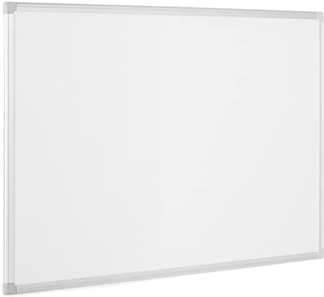 Bi-Office Earth - Umweltfreundliches Whiteboard, mit Aluminiumrahmen und Stifteablage, Magnettafel, Emaillierte Premiumoberfläche, 90 x 60 cm