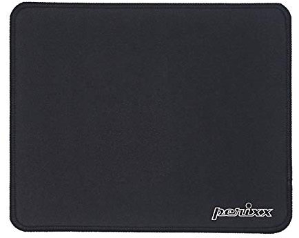 Perixx DX-1000M, Tappetino per mouse gaming con Base Antiscivolo in Gomma, M: 250x210x2 mm, Nero