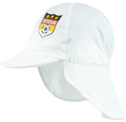 Döll Jungen Baseballmütze mit Nackenschutz Mütze, Weiß (Bright White 1000), One Size (Herstellergröße: 51)