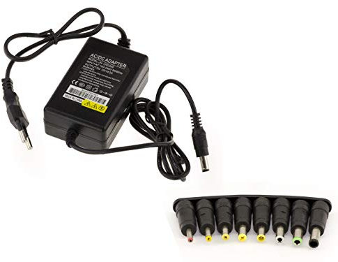 KALEA-INFORMATIQUE Alimentation Secteur 220V vers 12V DC 2A fournie avec 8 Embouts adaptables