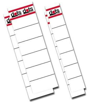 dots Ruckenschilder zum Einstecken fur 5,0 cm Ruckenbreite
