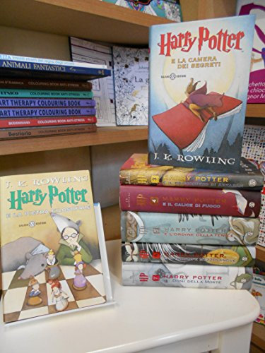 harry potter 7 volumi collezione completa copertina rigida VECCHIA TRADUZIONE