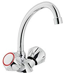 Nobili Rubinetterie NZ06117/ZCR Gruppo Lavello Bocca, Cromo