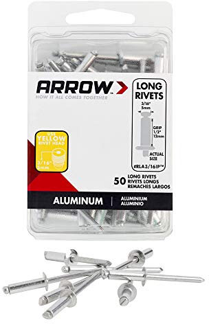 Flèche RLA 3/16ip Rivets en aluminium (50) Long