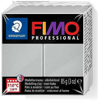 STAEDTLER EF8004-80 8004-80 - Fimo Professional Normalblock, 85 g, delfingrau