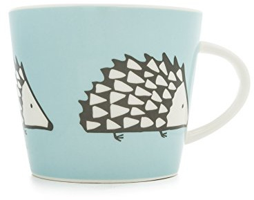 Scion Living - Keith Brymer Jones Collaboration Range - Spike Ceramic Mug - Blue - Gift Boxed - 350ml