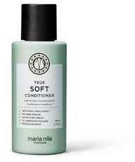 Maria Nila - True Soft Conditioner, 100 ml - Feuchtigkeitsspendende Haarspülung für trockenes Haar - Mit Arganöl & Colour Guard Complex – Anti-Frizz & entwirrend - Vegan & Tierfreundlich - Reisegröße