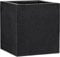 Esteras 8520617497 XXL Blumenkübel für den Garten, Raumteiler, 97 x 97 x 67 cm, Fiberglas, Schwarz, Gemert