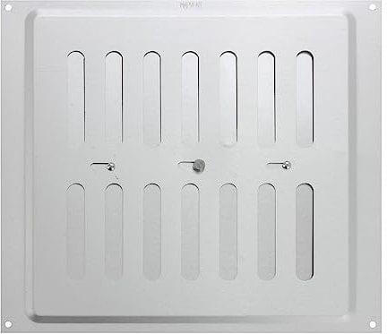 MAP Vents 939-31 Metal Adjustable Vents, Silver, 9 x 9-Inches (229 mm x 229 mm)