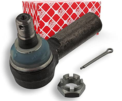 febi bilstein 04384 Spur- / Lenkstangenendstück mit Kronenmutter und Splint, 1 Stück
