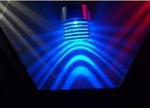 Shadow Arch Fan LED Wall & Ceiling Light Edison 1w 12v Blue