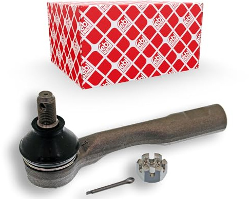 febi bilstein 43150 Spurstangenendstück mit Kronenmutter und Splint, 1 Stück
