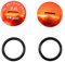 SET Verschlußschraube - Alu orange mit O-Ringen S51, S53, S70, SR50, SR80, KR51/2