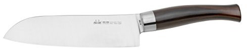 Due Cigni Coltello Santoku, 18 cm, manico in legno di ebano