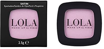 LOLA Mono Makeup Eyeshadow with Natural Ingredients and High Coverage Satin Eye Shadow for Women Vegan and Cruelty-Free Eye Makeup Cosmetic Palette for All Skin Types, Pink Satin (010)
